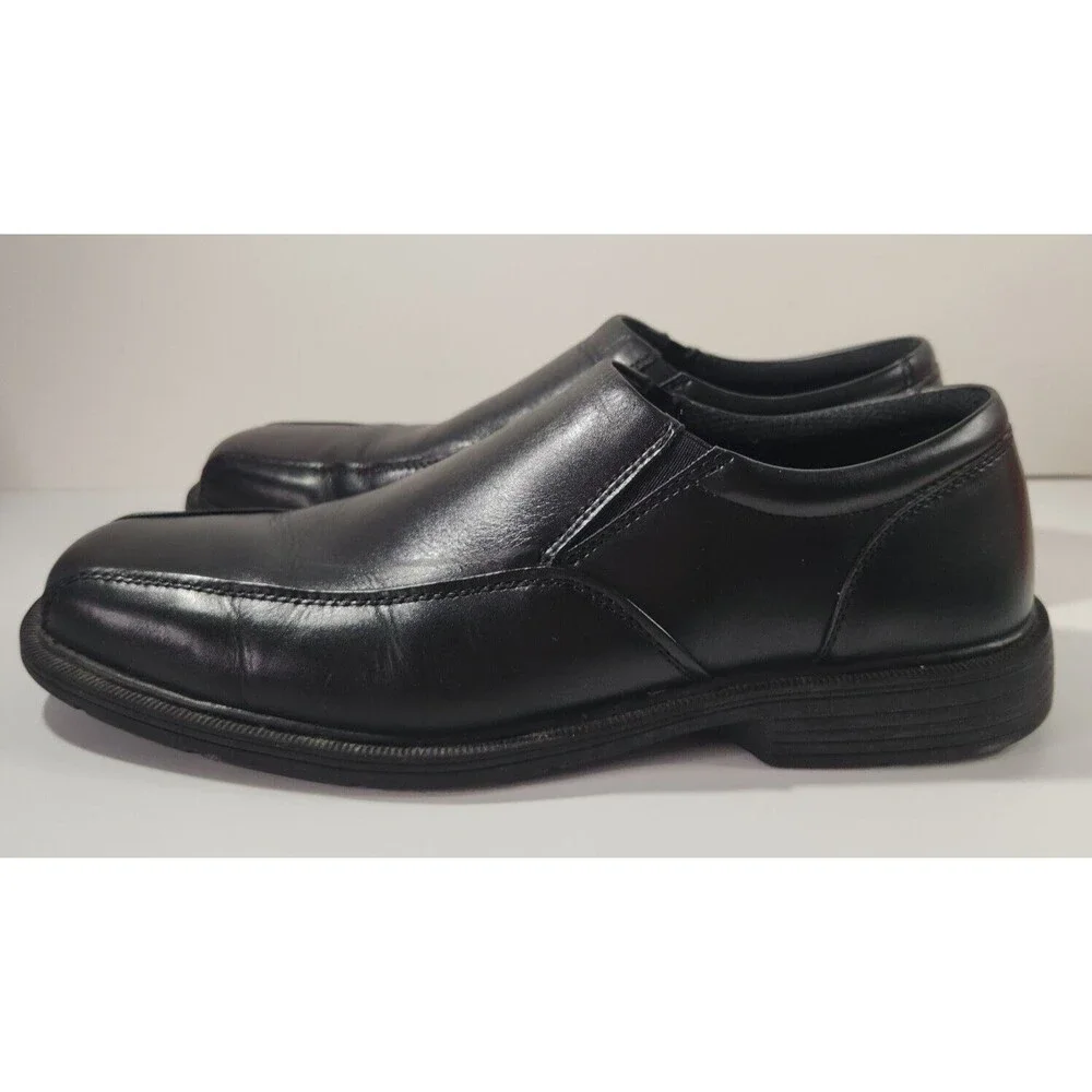 Nunn Bush Loafers Men's Size 9M Black Leather Slip On Comfortable Classic